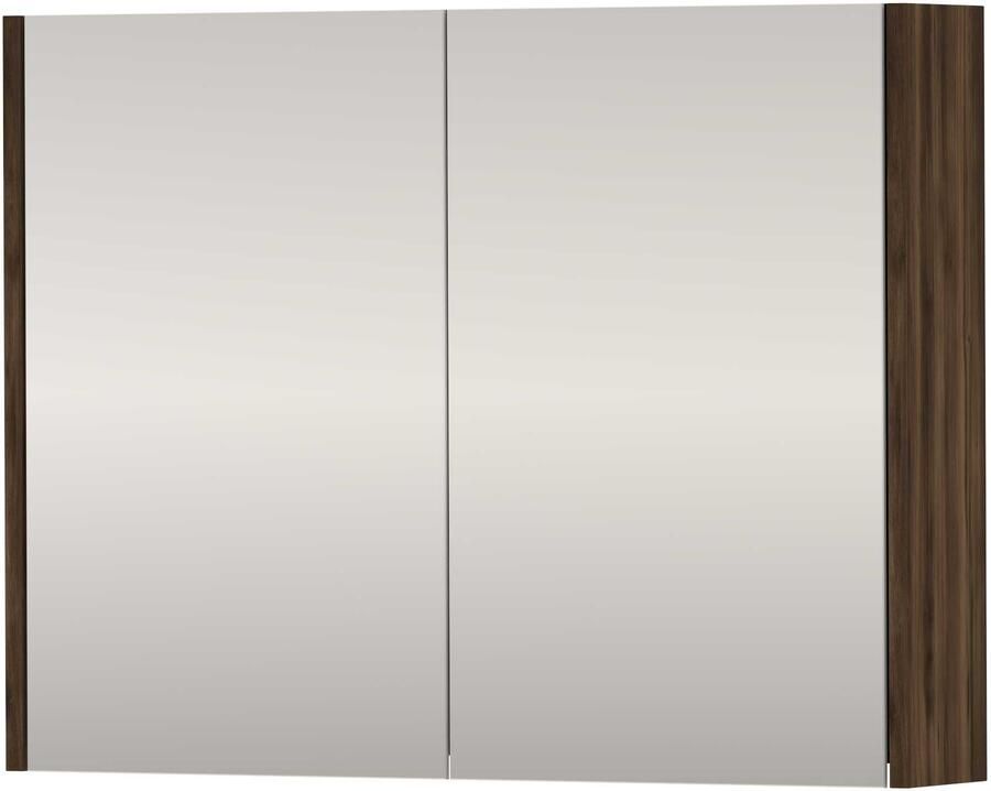 Basic-Line SPK Xcellent Spiegelkast Dubbelzijdig 80x14x60 cm Barista Oak