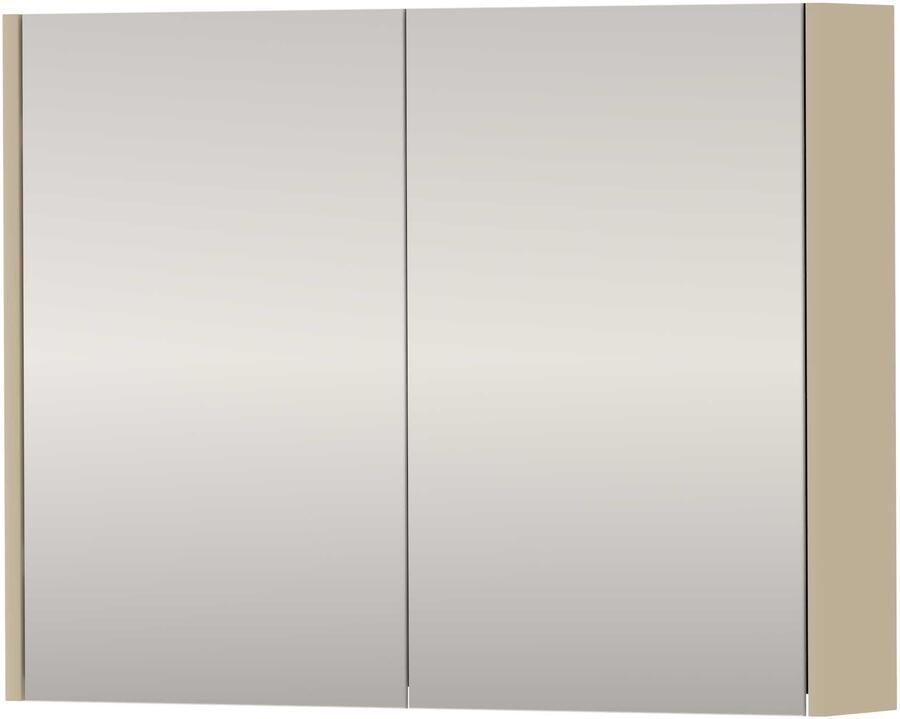 Basic-Line SPK Xcellent Spiegelkast Dubbelzijdig 80x14x60 cm Mat Beige