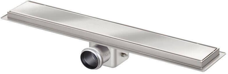 Van Den Berg van den douchegoot 100 cm. met zijuitlaat gesloten design rvs - Foto 1