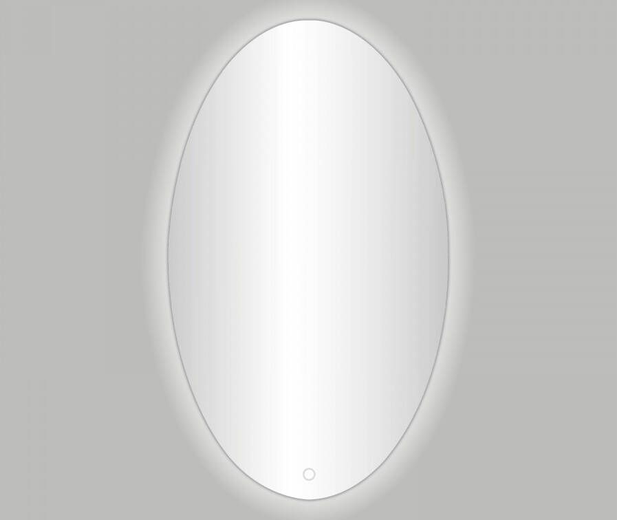 Best Design Badkamerspiegel Divo-60 LED Sfeerverlichting 60x80 cm Ovaal