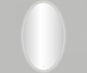 Best Design Divo spiegel ovaal 60x80cm inclusief LED verlichting met touchscreen schakelaar 4010180