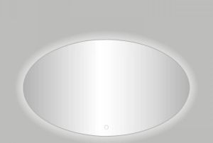 Best Design Divo spiegel ovaal 80x60cm inclusief LED verlichting met touchscreen schakelaar 4010190