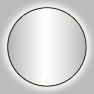 Best Design Moya Venetië ronde spiegel Gunmetal incl.led verlichting Ø 60 cm 4009070
