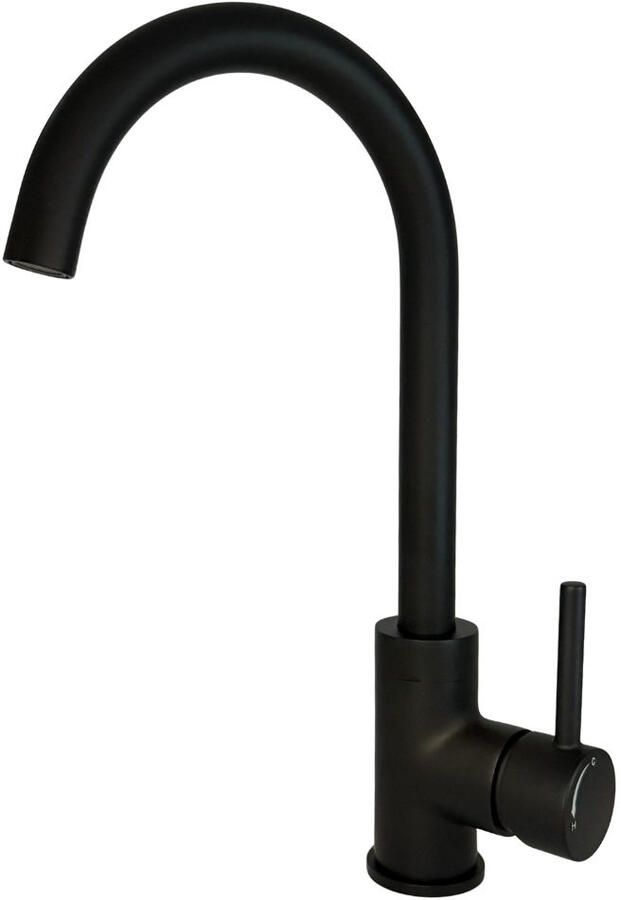 Best Design Keukenmengkraan Best-Design Nero-Son 34 cm Mat Zwart