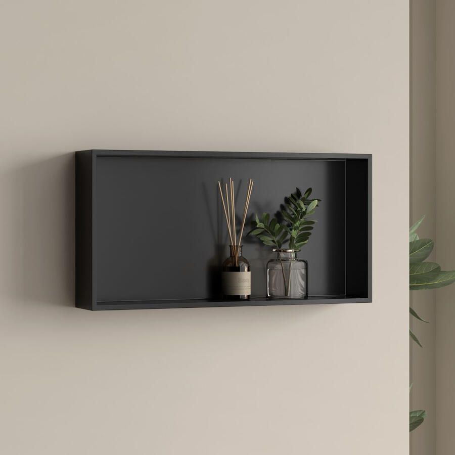 Best Design Opbouwnis Best-Design Bandy 60x30x8 Mat Zwart