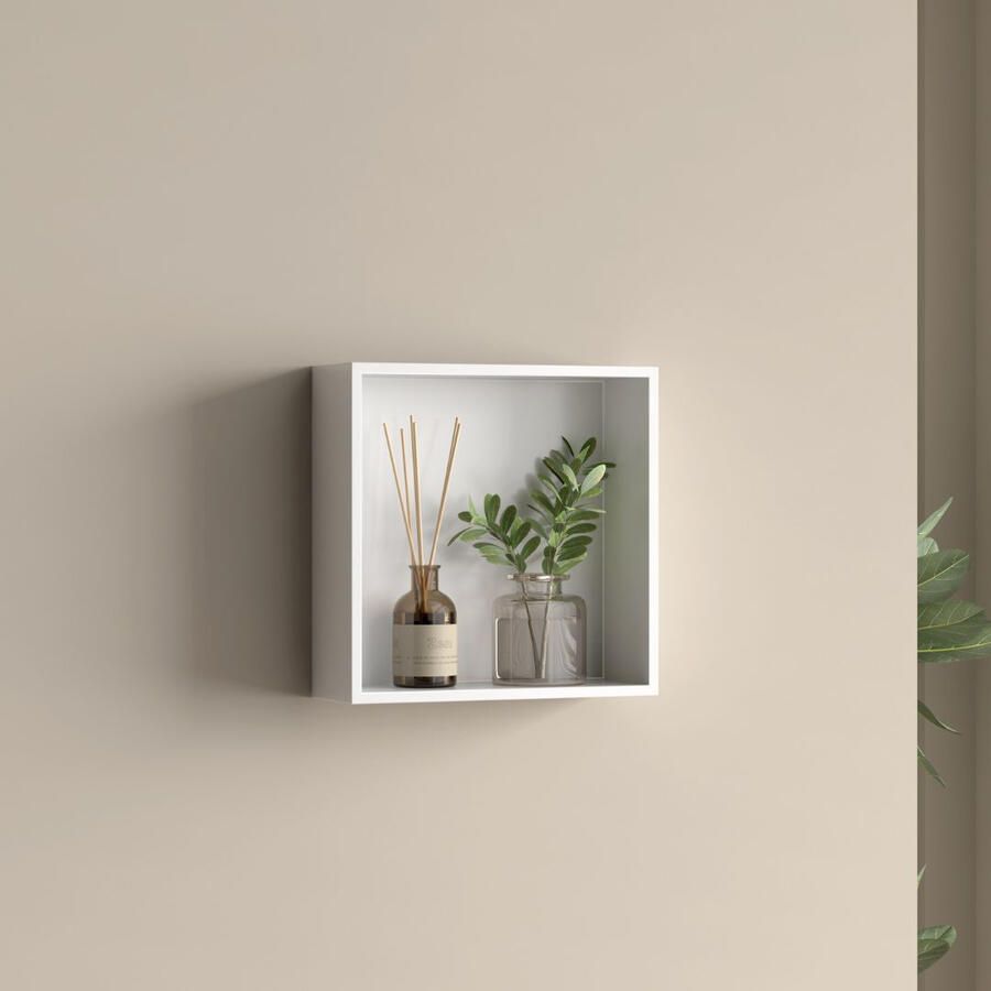 Best Design Opbouwnis Best-Design Logy 30x30x8 Mat Wit