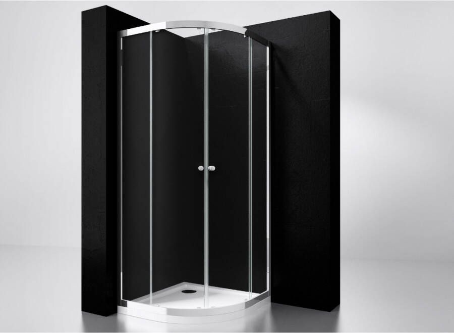 Best Design Best-Design "Project" 1 4 Ronde Douchecabine 100x100x190cm Glas 5mm Aluminium Profiel