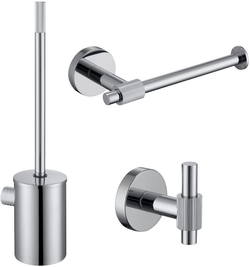 Best Design Toilet Accessoires Set Best-Design Chrome