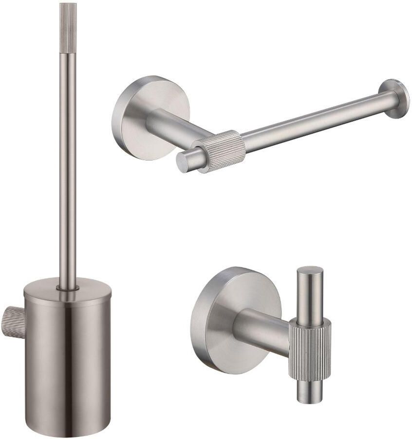 Best Design Toilet Accessoires Set Best-Design Ore RVS