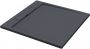Best Design Douchebak Decent 100x100x3.5 cm Solid Surface Mat Zwart - Thumbnail 1