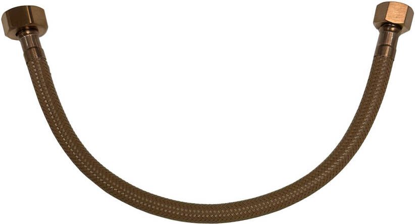 Best Design Flexibele Aansluitslang Dijon 35 cm 1 2" x 3 8" Mat Sunny Bronze