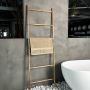 Bathroom Solutions Handdoekenrek ladder met 6 stangen hout naturel - Thumbnail 1