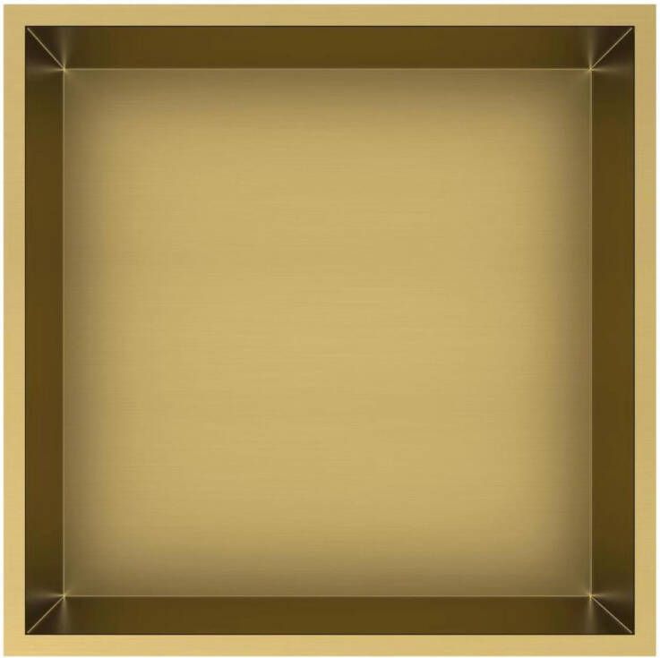 Best Design Moya inbouwnis 30.5x30.5x7cm goud mat 4013660