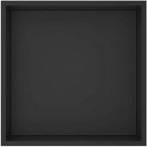 Best design Inbouwnis Best-Design Kaya 30.5x30.5x7 cm Mat Zwart