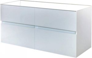 Best Design Bora Greeploos meubel onderkast 4 laden zonder wastafel 120 cm glans wit 4005510