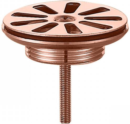 Best Design Best-Design Lyon open-rooster afvoerplug 5 4 rosé-mat-goud 4008180