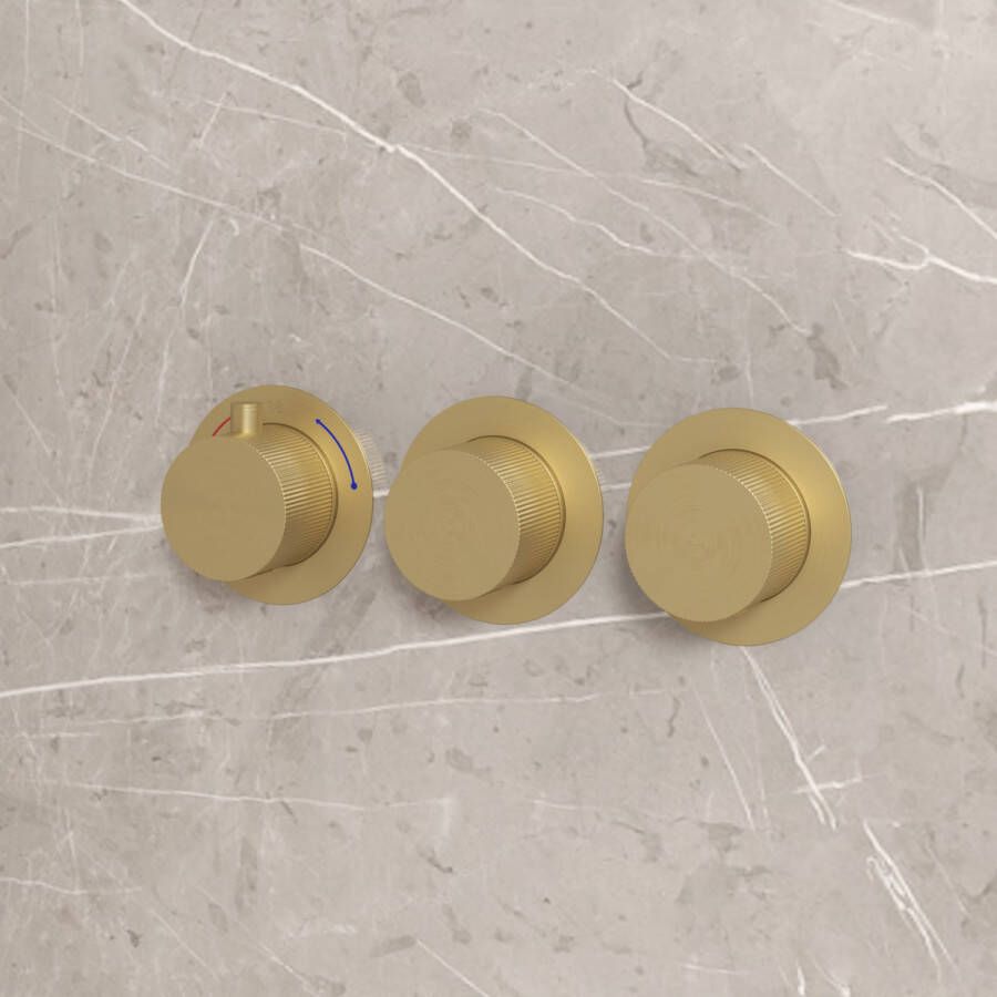 Best Design Thermostatische Inbouwkraan High End Mat Goud
