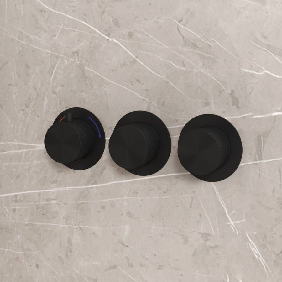Best Design Thermostatische Inbouwkraan High End Mat Zwart