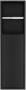 Best Design closetrolhouder 12x17x60cm inbouw met deur zwart mat 4013770 - Thumbnail 1