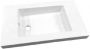 Best Design Slim wastafel voor meubel 60 cm ondiep 35 cm zonder kraan gat 4000750 - Thumbnail 1