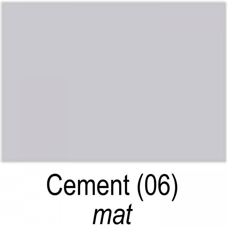 Xenz Douchevloer Flat | 100x90 cm | Incl.Afvoersifon-Chroom | Acryl | Rechthoekig | Cement mat