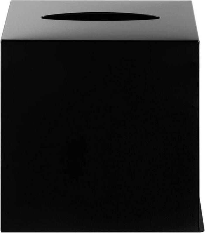 Blomus Nexio Tissuehouder Vierkant | Zwart | Staal