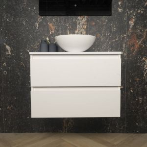 Boss & Wessing ACTIE BWS Badmeubel | Paris | 100cm | met Topplaat | Hoogglans Wit