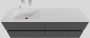 Boss & wessing Badkamermeubel Solid Surface BWS Oslo 150x46 cm Links Mat Antraciet 4 Laden (0 kraangaten) - Thumbnail 1