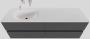 Boss & Wessing Badkamermeubel Solid Surface BWS Stockholm 150x46 cm Links Mat Antraciet 4 Laden (zonder kraangaten) - Thumbnail 1