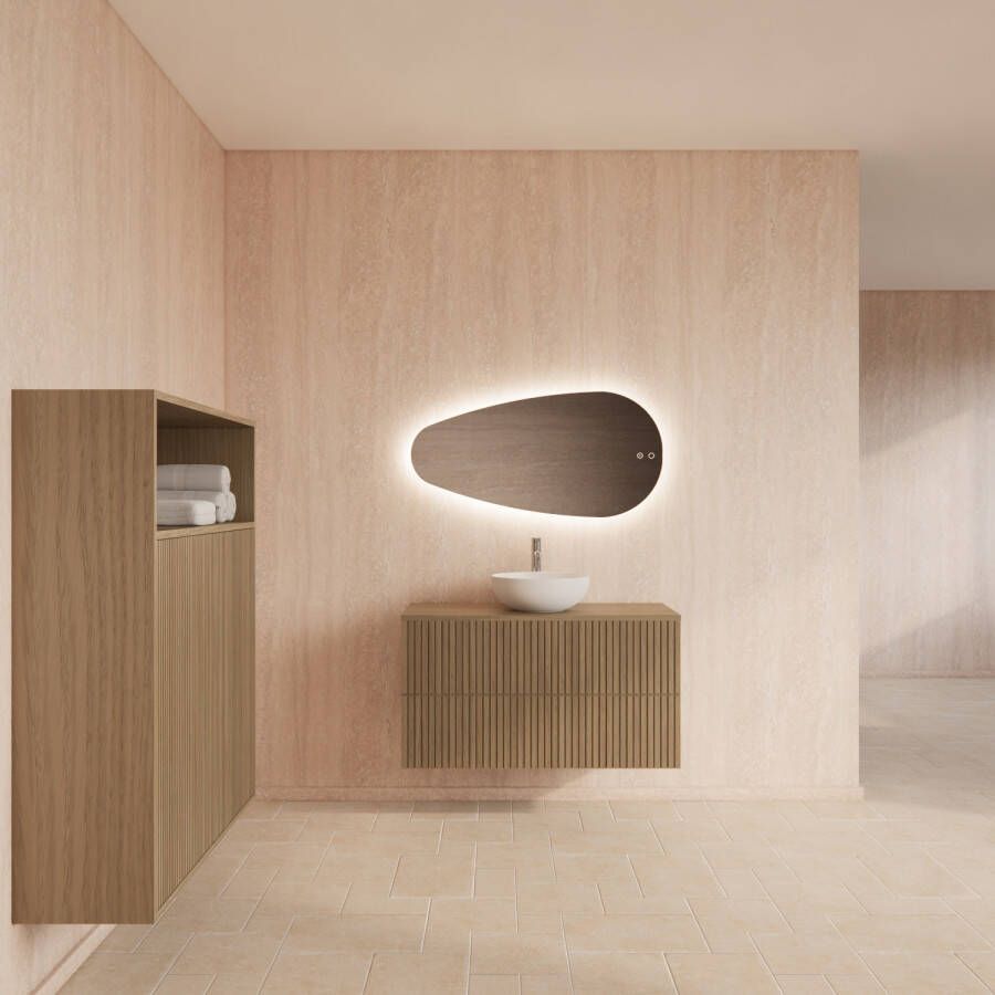 Gliss Design Badmeubelset Hybris Corn Silk 90 cm Met Waskom