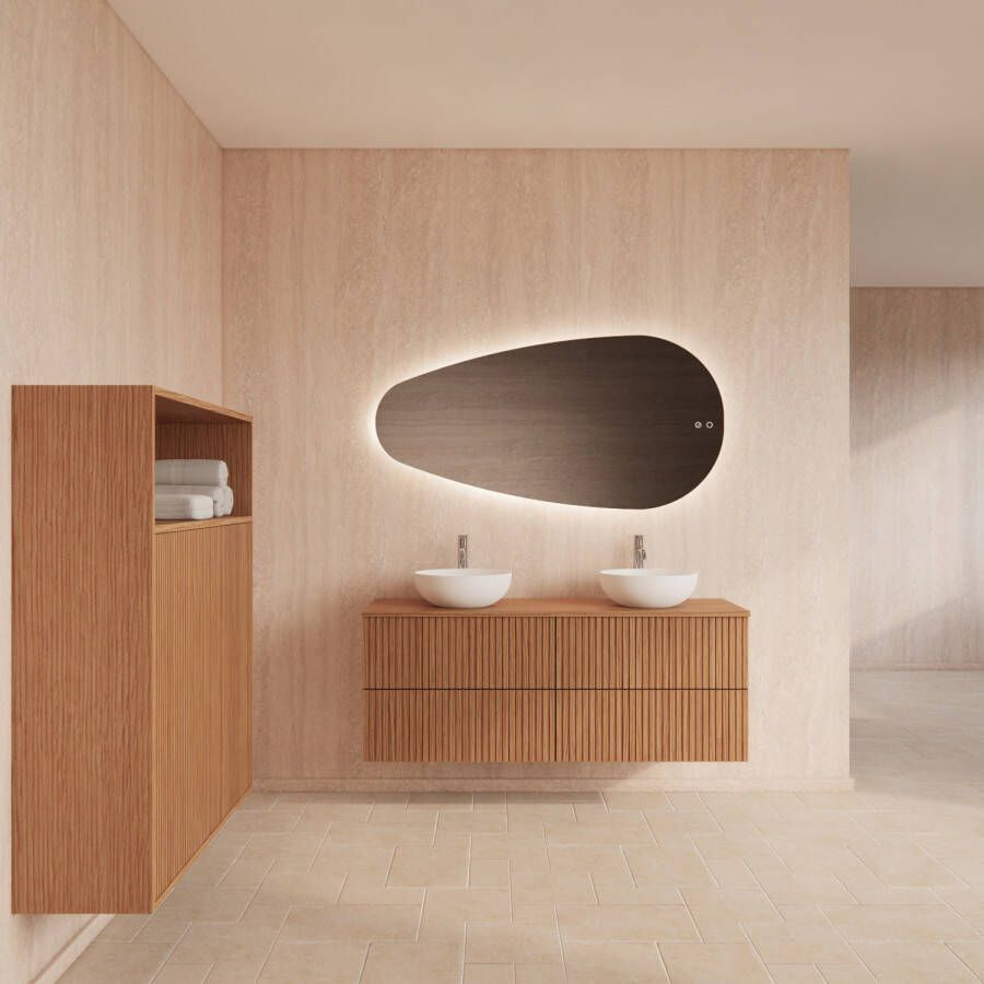 Gliss Design Badmeubelset Hybris Pure 140 cm Met Waskom