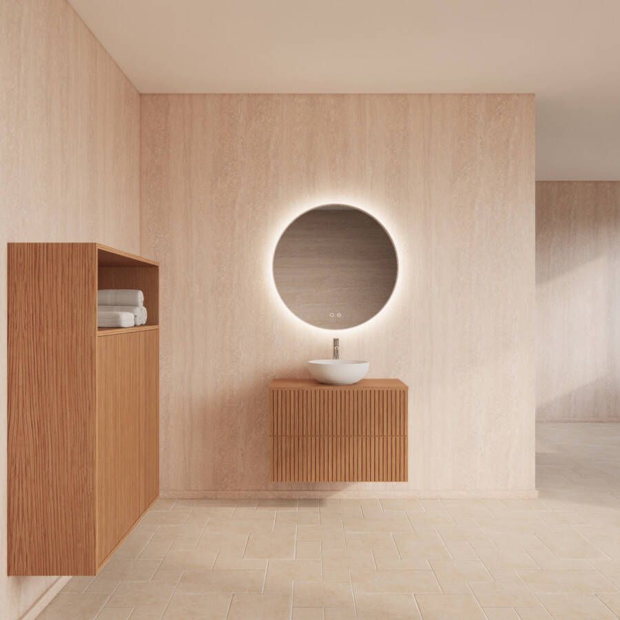 Gliss Design Badmeubelset Hybris Pure 80 cm Met Waskom