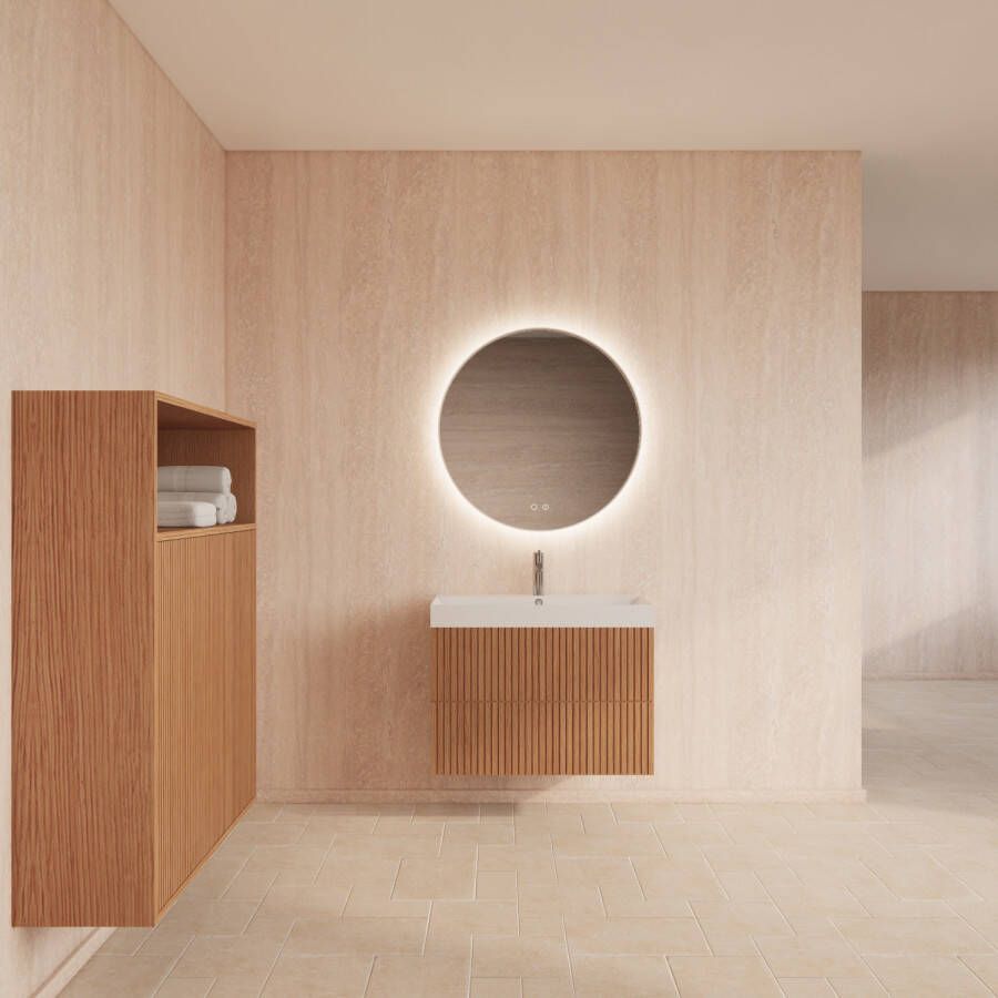 Gliss Design Badmeubelset Hybris Pure Met Wastafel 60 cm