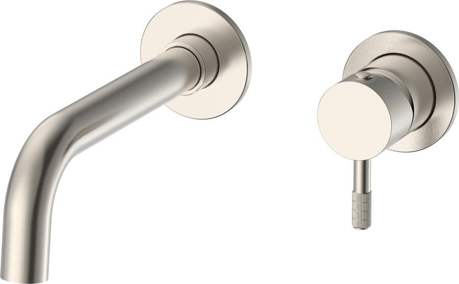 Boss & Wessing Afbouwdeel Wastafelmengkraan BWS Sensa Cold Start Inbouw Hendel Geborsteld RVS