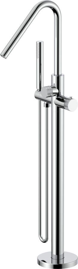 Boss & Wessing Badmengkraan BWS Sensa met Wateraansluiting Thermostatisch Opbouw Chroom