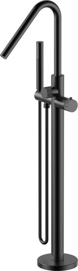 Boss & Wessing Badmengkraan BWS Sensa met Wateraansluiting Thermostatisch Opbouw Mat Zwart PVD