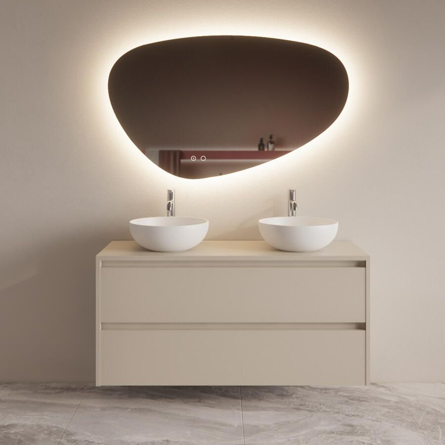 Boss & Wessing Badmeubelset BWS Riga Met Topplaat 120 cm Kasjmier