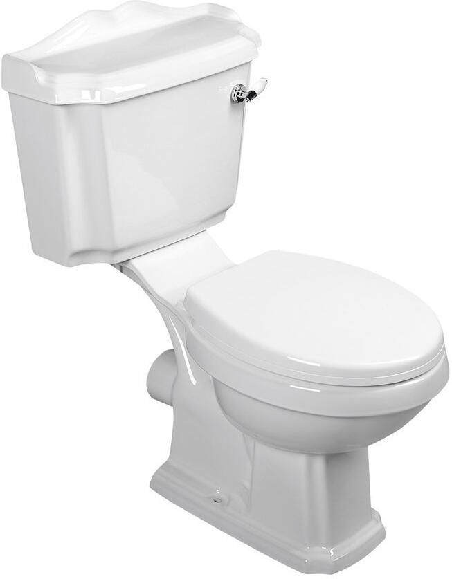 Boss & Wessing BWS Antik Aqualine Staand Toilet Glans Wit PK