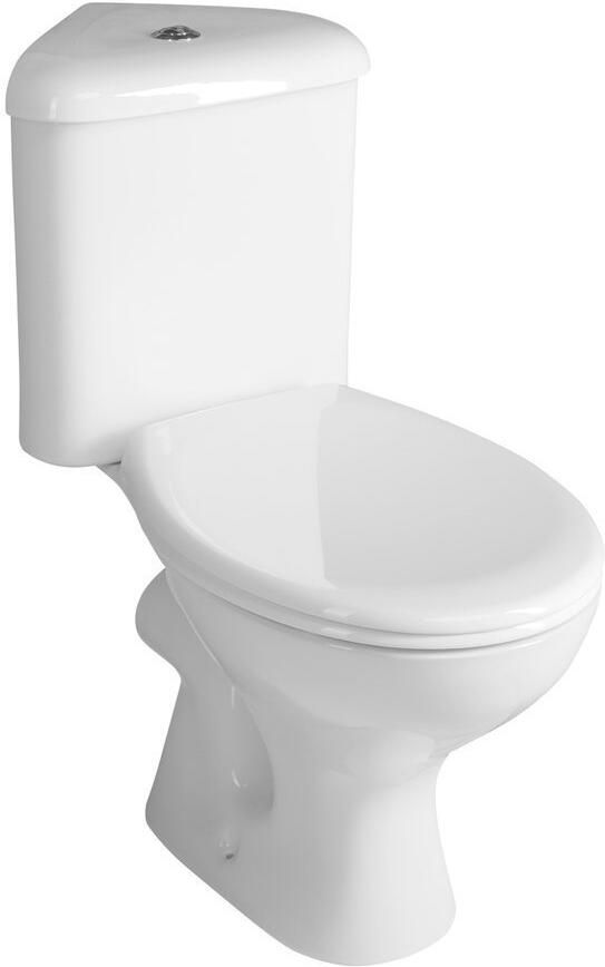 Boss & Wessing BWS Clifton Hoektoilet Glans Wit PK SK