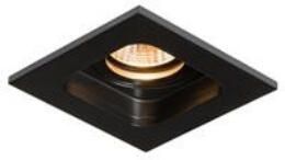 Boss & Wessing BWS Inbouwspot LED Kiana 1 10x10x9cm Vierkant Aluminium Zwart OP = OP