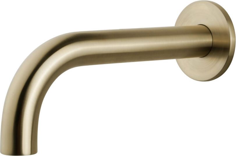 Boss & Wessing BWS Inbouwuitloop Rond 25 cm 1 2'' Geborsteld Messing Goud