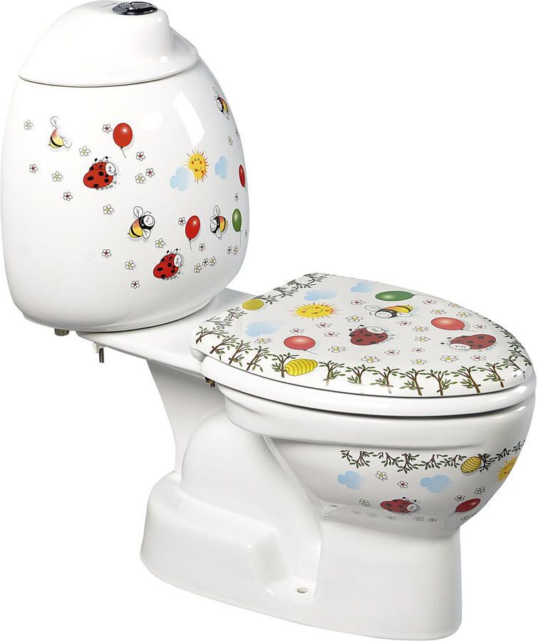 Boss & Wessing BWS Kid Staand Toilet Glans Wit SK