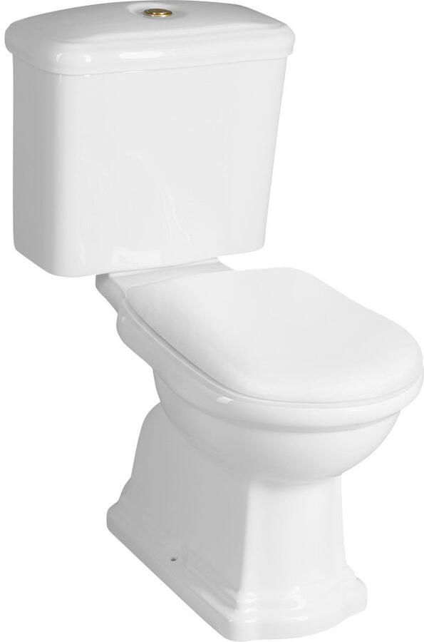 Boss & Wessing BWS Retro Kerasan Staand Toilet Glans Wit SK Set 13