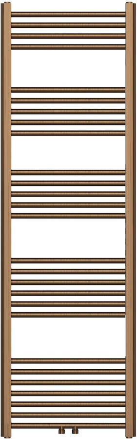 Boss & Wessing BWS Sensa Handdoekradiator CV 160x50 cm 721W Geborsteld Bruin Brons
