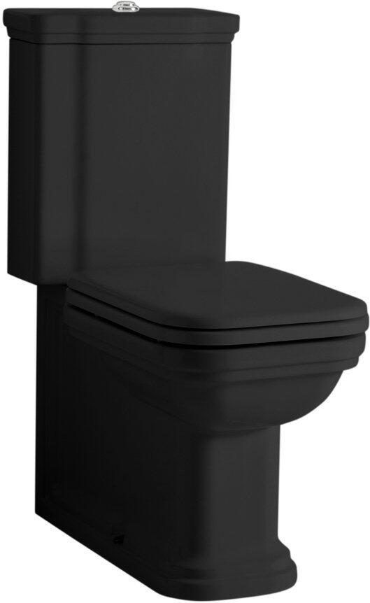 Boss & Wessing BWS Waldorf Staand Toilet Glans Zwart PK SK Set 25