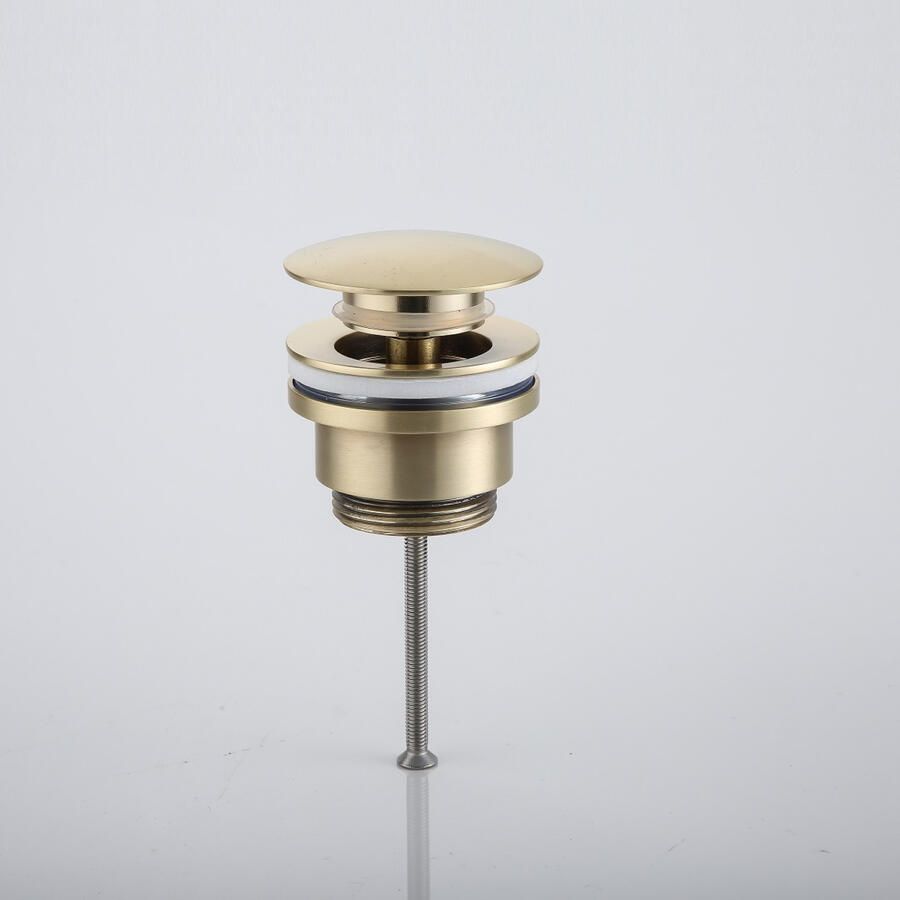 Boss & Wessing Clickwaste BWS Gold Geborsteld Messing Mat Goud