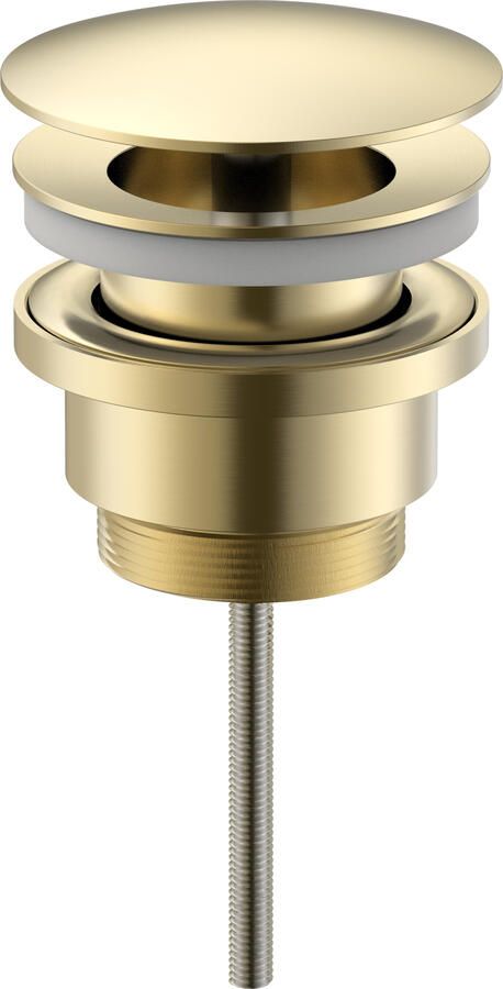 Boss & Wessing Clickwaste BWS Sensa Altijd open Geborsteld Goud PVD