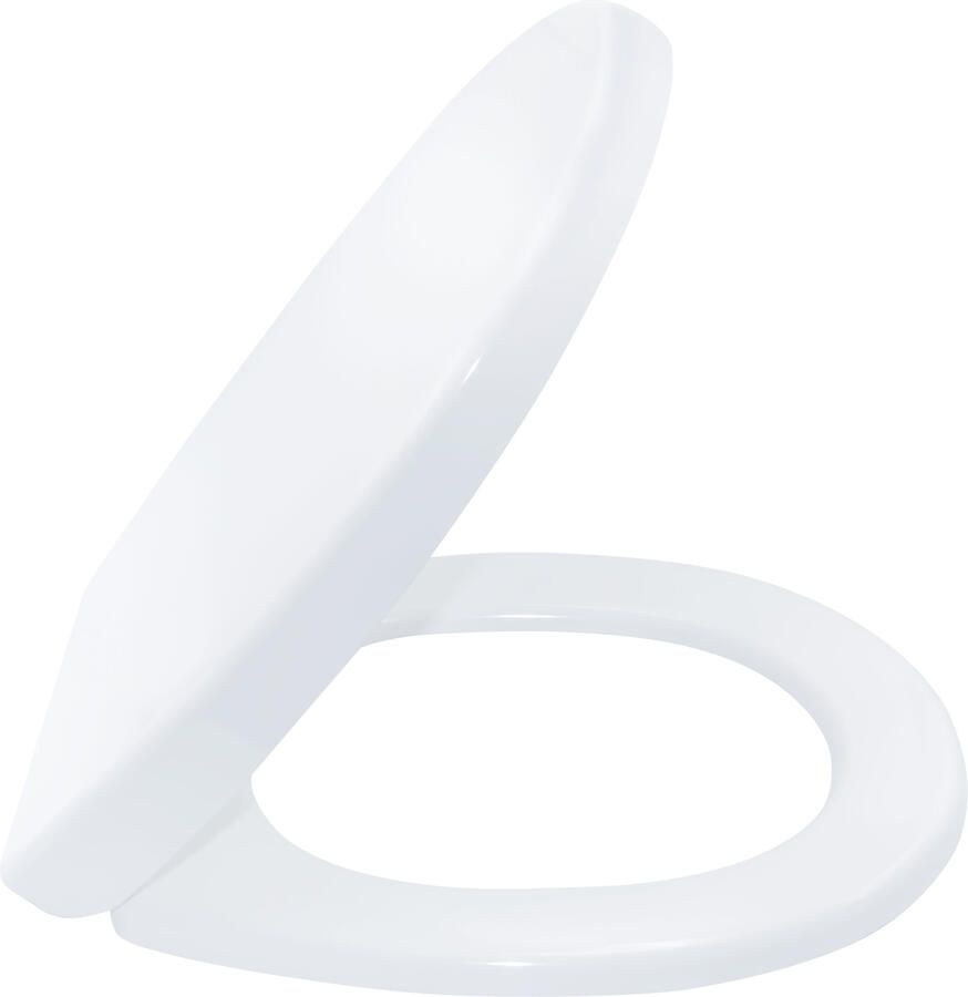Boss & Wessing Closetzitting BWS Toon Duroplast Softclose PVC Scharnieren Wit