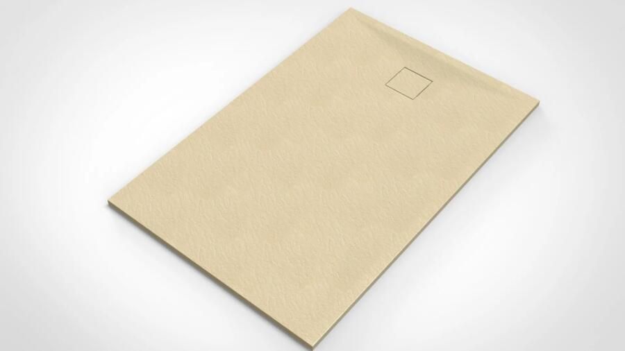 Boss & Wessing Douchebak BWS Naxos Stonelook SMC 120x90 Cm Mat Beige