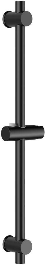 Boss & Wessing Glijstang BWS Sensa met Wateraansluiting 66 Cm Geborsteld Mat Zwart PVD